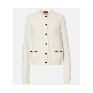 구찌 Horsebit 울 캐시미어 카디건 P01119162