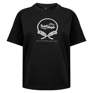 [와이드앵글]여성 CO 아트웍 반팔 라운드 티셔츠 WWM26292Z1