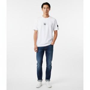 스톤아일랜드  남성 로고 프린트 반팔 티셔츠 80152RC88 V0001