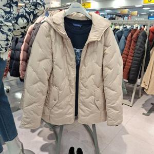 올리비아하슬러 HC42 지그재그 자수패딩 OHFSPD901