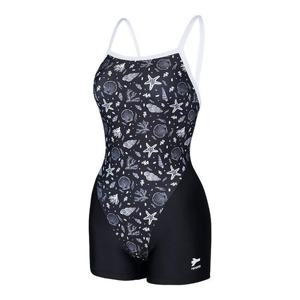 [레노마수영복]여성 2부 심볼 반신수영복 블랙 RN-LS2E261-BK