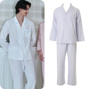 [비너스 란제리] 남성잠옷 자연스러운 주름이 있어 편한 시어서커 파자마 VPA4521M VPA4521M0000