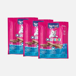 [3개세트] 비타크래프트 캣스틱 가자미&오메가3 3개입