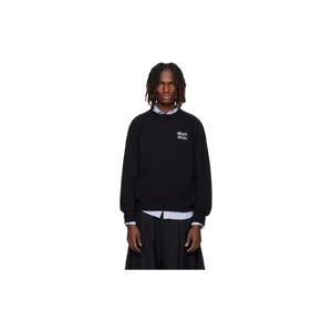 26 SS 사카이 남성 블랙 지오프 사카이 자수 스웨트셔츠 261445M201000