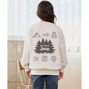 지프 JEEPKIDS 그린라벨 캠핑 맨투맨(KQ5TSU891MI)