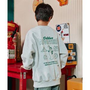 지프 JEEPKIDS 아웃도어 베어 맨투맨(KQ5TSU881MI)