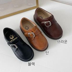 유아이쁜슬립온 남자 어린이 구두 편한 로퍼 찍찍이 가죽로퍼