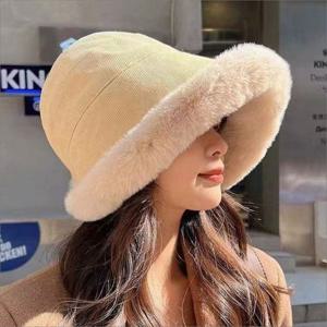퍼 겨울 안감 버킷햇 3컬러 보넷햇 모자 소프트 여자