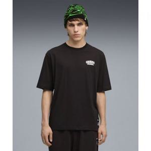 푸마 X 립앤딥 박시 그래픽 티 - 블랙 632413-01 367077