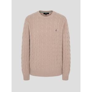 빈폴맨 (BC5951E05A) Essential 남녀공용 케이블 라운드 니트 BC5951E05A