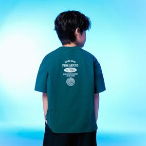 [내셔널지오그래픽키즈]K252UTS912 프로즌 그래픽 반팔 GREEN