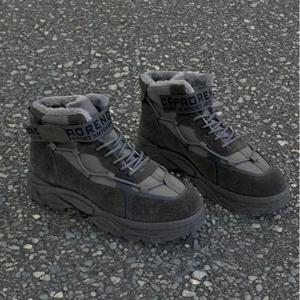 [라일리] Rly 자연스럽게 컬러믹스된 남자 캐주얼 퍼안감 방한 워커