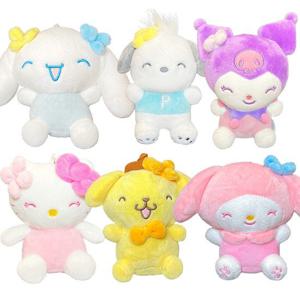 [빅마스터]산리오 봉제 인형 파스텔 가방고리 키링 6종