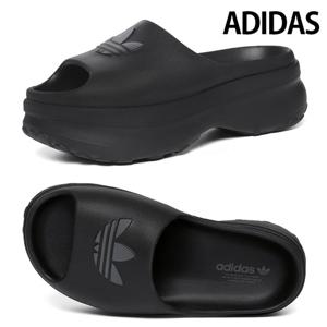 아디다스 여성 슬리퍼 아디폼 스탠 슬라이드 블랙 JI2610
