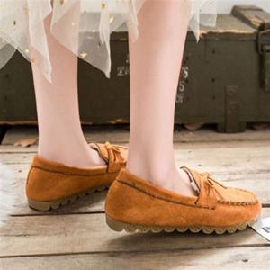 운동화 데일리 여성 귀여운 털안감 스니커즈 모카신 슈즈