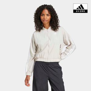 아디다스코리아공식 JE1317 에센셜 3-스트라이프 우븐 봄버 재킷