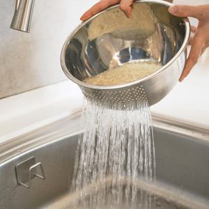 스텐 믹싱볼 야채 쌀씻는도구 타공 채반 멀티 세척볼 (소)