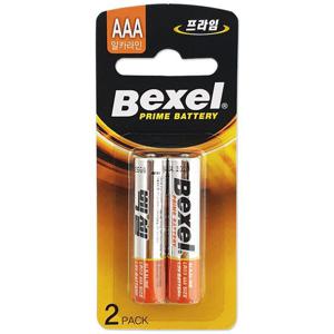 일회용건전지 벡셀 알카라인 프라임 AAA건전지2p 배터리 1.5V