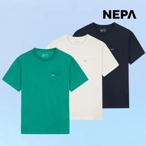 네파 남성 로고 포켓 반팔 티셔츠 라운드티 여름 등산복 7L35375