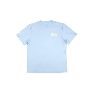 디스커버리  남성 스몰 그래픽 반팔 티셔츠 DMRS6G043-BLS