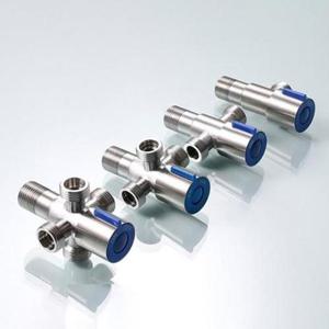 OC1096-4 욕실 세탁기 수도꼭지 수도확장 연결벨브4구