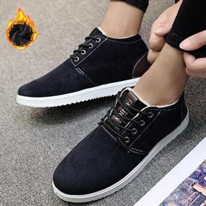 [슈썸] 남성 캐주얼 스웨이드 털안감 방한 스니커즈 TT666