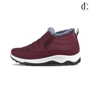 엘케이트 여성 슬립온 패딩슈즈 털안감 겨울 보온 운동화 방한슈즈 LWS192