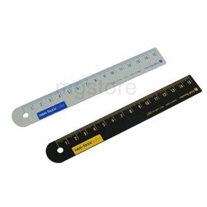 15cm 스틸 자 X5개 (랜덤) 쇠자 직자 스텐자 대학생 휴대용자 학생용자 제도용자 학교준비물 철자