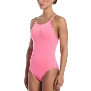 [나이키스윔] (나이키스윔) NESSG000-663 여성 앤서 솔리드 미들 레이스업 타이백 NESSG000