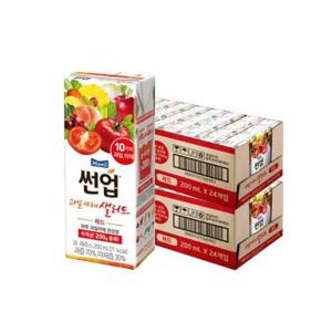 [매일유업] 매일유업 썬업 과일 야채 샐러드 레드 200ml 48개