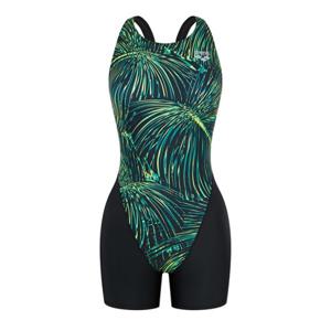 [아레나] 여성 일반 A4FL1LH23GRN 다크포레스트 3부 반신 레이서백 실내 수영복 A4FL1LH23