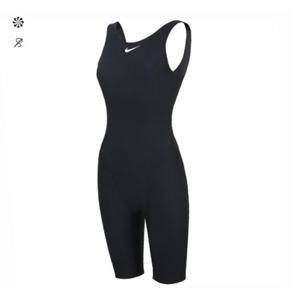 [나이키스윔] 나이키스윔 NESSF057-001 여성 앤서 하이넥 레그수트 인서트 브라 블랙 - 여성 수영복 NIKEA017