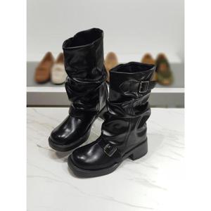 한슈 세이브존03 루웬 버클 셔링 롱부츠힐 5cm AGHS97A65spA