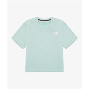 노스페이스 NT7UR42B 여성 TNF 한글 반팔 라운드티_MINT 256733