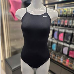 [나이키 스윔]여성 앤서 솔리드 미들 컷아웃 제트블랙 NESSG001-001