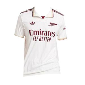 아디다스 아스날 2025/26 3rd 저지 클라우드 화이트 팀 콜 버건디 2 - KR 사이즈 (논 마킹 버전) JI9556