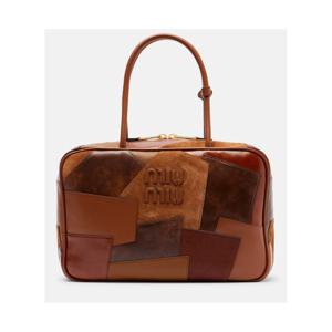 미우미우 패치워크 레더 토트 백 P01147488
