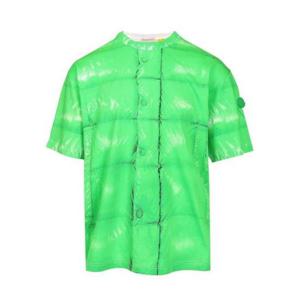 몽클레어 지니어스 x ASAP Rocky 로키 로고 패치 티셔츠 그린 K24048C0000189AYW