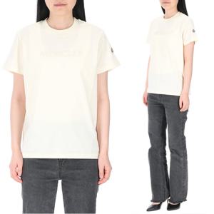 로고패치 8C00008 89AUO 037 몽클레어 여성 반팔 티셔츠