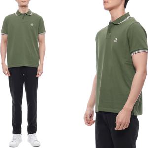 [몽클레어] 25SS 남성 로고 패치 폴로 반팔티셔츠 (8A00031 84556 876 25S)