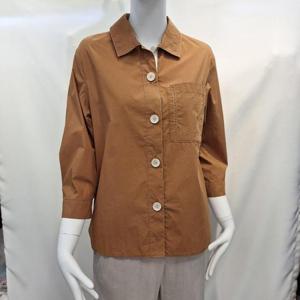 올리비아하슬러 HC04 배색스티치로 포인트를 준 셔츠형 블라우스 OHDFBL101