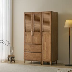 나무뜰 루멘 루바 갤러리 원목 1200 서랍 수납 옷장 1200 FMF214C