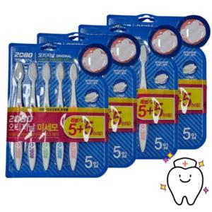 애경산업 2080 오리지날 미세모 칫솔 40개입