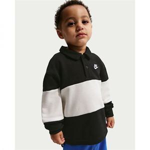 나이키 클럽 유아 프렌치 테리 긴팔 럭비 폴로 - 블랙 IU5366-010 368762