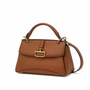 [닥스] DCBA5F832  버크백 샬롯 브라운 단색 소가죽 토트백 S DCBA5F832Z3