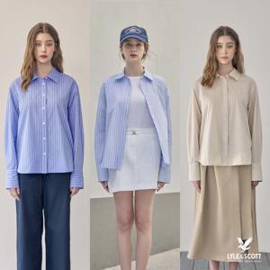 라일앤스콧 26SS 여성 멀티 스트라이프 셔츠 1종