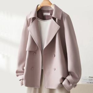 [블랙퀸] 더블블래스트 캐주얼 트렌치코트 blk003877