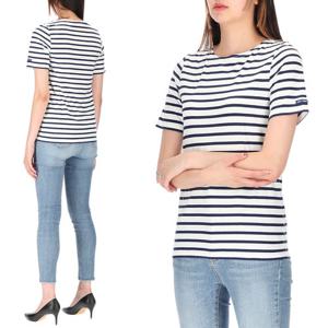 [세인트제임스] 레반트 모던 9863 88 남녀공용 스트라이프 반팔티셔츠