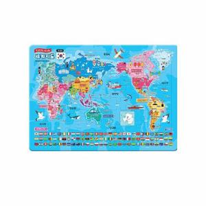 [웅진북센]세계지도 퍼즐 - 한 눈에 보는 지도 퍼즐 (72조각)