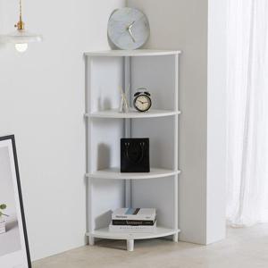 모서리 4단 코너 선반 장식장